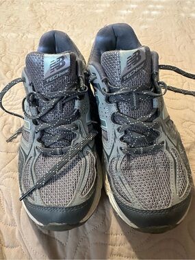 New Balance Gray TECHride Mesh Athletic Sneakers